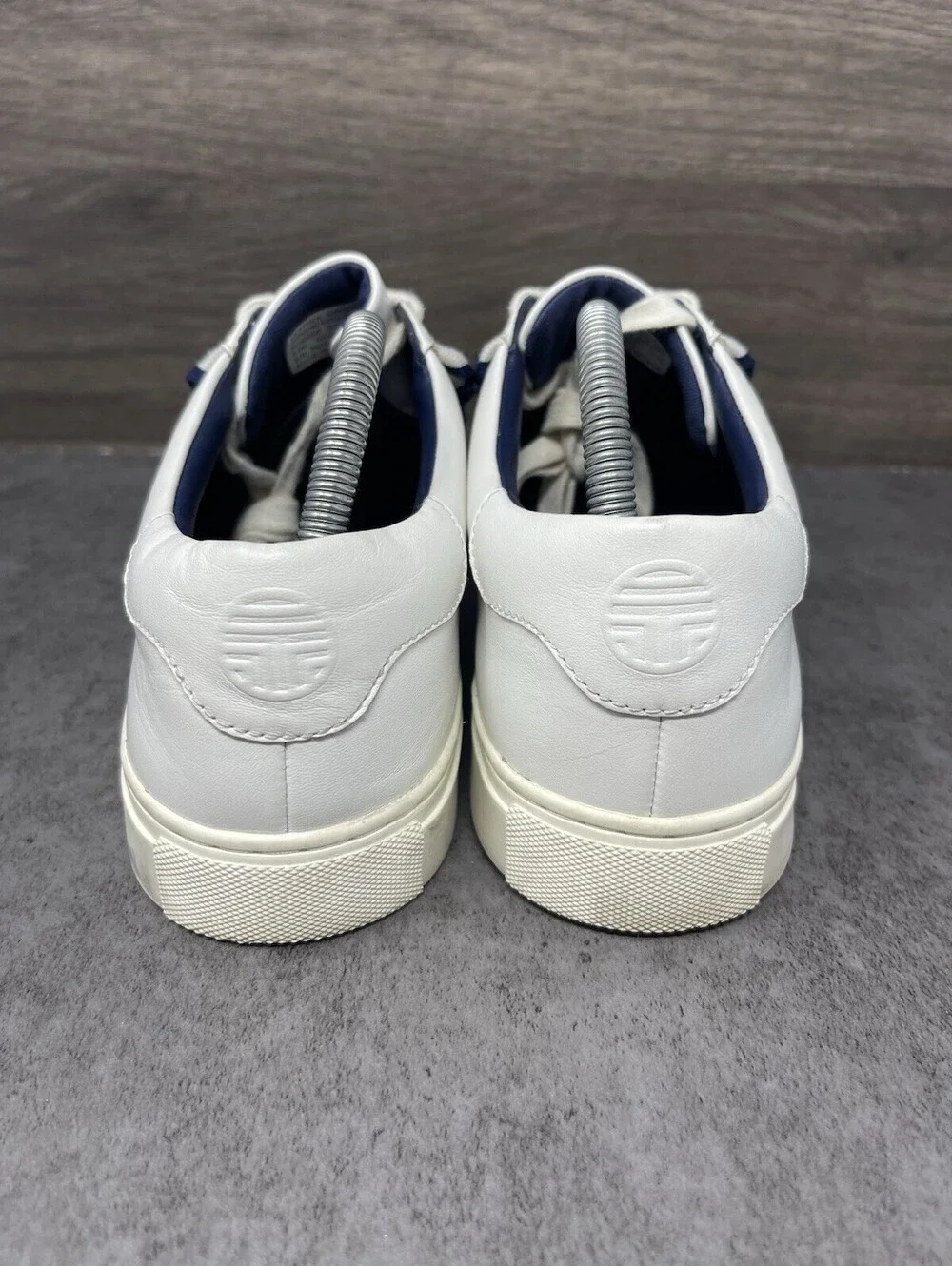 Tory Burch Ruffle Sneakers Womens Size 9.5 White Leather Sport